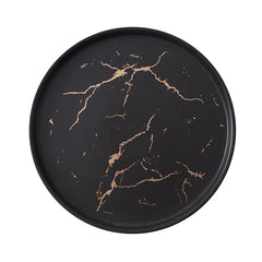 Nordic Style Marble Plate Household Ceramic Dish - Otaj Gifts