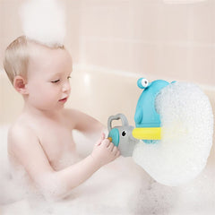 Bubble Machine Baby Bath Toy Pool Foam Making Machine Bathroom Bubble Blowing Bathtub Maker Blower Kids Play Water Games Toy Set - Otaj Gifts