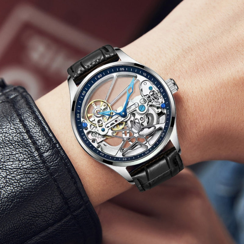 Double-sided Hollow Automatic Mechanical Watch - Otaj Gifts