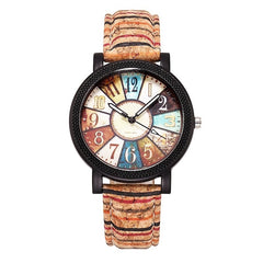 Casual Vintage Leather Women Quartz Wrist Watch Gift Clock - Otaj Gifts