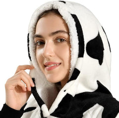 Krifey Wearable Blanket Hoodie, Oversized Sherpa Hooded As Birthday Gifts For Mom Women Girlfriend Men, Cozy Sweatshirt With Giant Pocket - Otaj Gifts