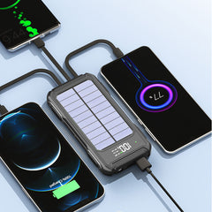 Solar Power Bank 20000mAh 4 USB Backup External Battery Charger For Cell Phone - Otaj Gifts
