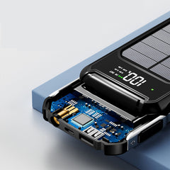 Solar Power Bank 20000mAh 4 USB Backup External Battery Charger For Cell Phone - Otaj Gifts