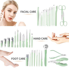 35pcs Manicure Set Personal Care Toenail Clippers Professional Nail Clipper - Otaj Gifts