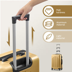Vertical Striped Four In One Suitcase - Otaj Gifts