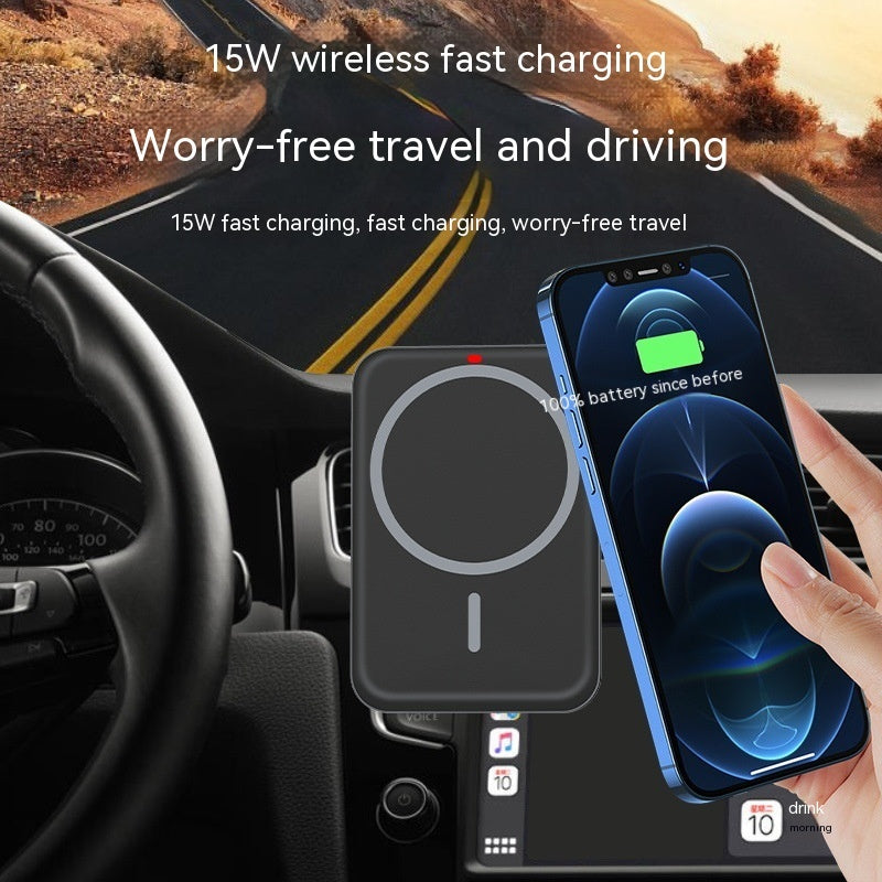 Plastic Car Wireless Charger 15W Fast Charge Applicable - Otaj Gifts