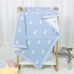 Baby Cartoon Knitted Cotton Cute Windproof Blanket - Otaj Gifts
