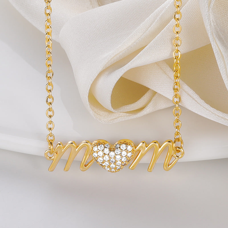 New Product Mother's Birthday Gift Necklace Heart - Otaj Gifts