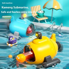 Water Toys Luminous Catapult Submarine Bath Toys - Otaj Gifts