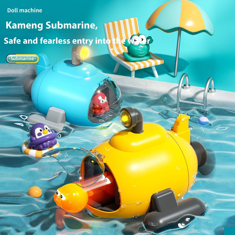 Water Toys Luminous Catapult Submarine Bath Toys - Otaj Gifts