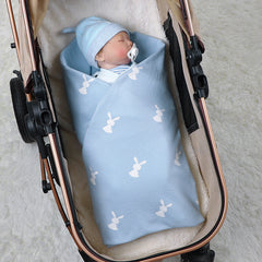 Baby Cartoon Knitted Cotton Cute Windproof Blanket - Otaj Gifts