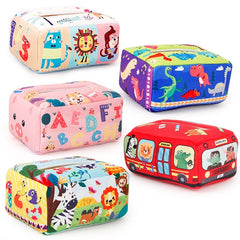 Children's Drawstring Paper Towel Box Toy Baby Fabric Drawstring - Otaj Gifts