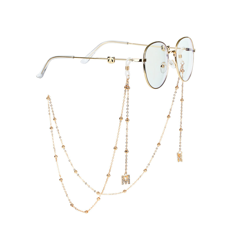 Letter Glasses Chain Fashion Star Butterfly Sun - Otaj Gifts