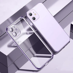 All-inclusive Electroplating Transparent TPU Comes With Lens Protector Phone Case - Otaj Gifts
