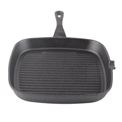 Cast Iron Steak Frying Pan Food Meals Gas Induction Cooker Cooking Pot Kitchen Cookware - Otaj Gifts
