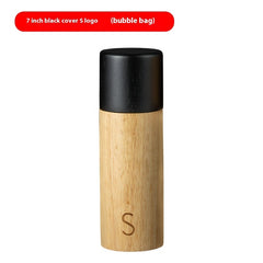 Retro Creative Oak Pepper Grinder Kitchen Household Wooden Seasoning Bottle - Otaj Gifts