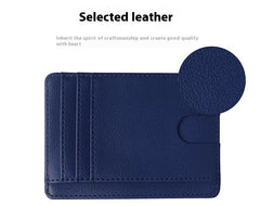 Multiple Card Slots Portable Pu Leather Credit Card Bag Card Holder - Otaj Gifts