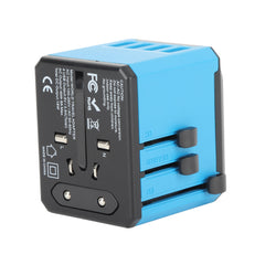 Universal Travel Adapter Worldwide Portable 4 USB Port International Wall Charger for Phone 100‑240V - Otaj Gifts