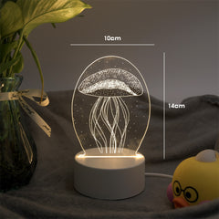 Creative small table lamp bedroom dormitory birthday gift - Otaj Gifts
