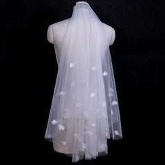 European And American Bride Wedding Veil - Otaj Gifts