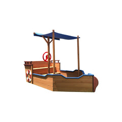 Wooden Sandbox With Storage Bench And Seat, Outdoor Toys For Children Aged 3-8 Years - Otaj Gifts
