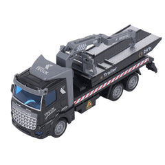 Pull Back Push Car Toy Multipurpose Improve Observation Ability Small Light Transportation Vehicle Model for Gifts Toys Flat Head - Otaj Gifts
