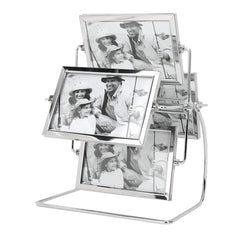 Horizontal Placement Photography Studio Rotating Metal Photo Picture Frame for 6x4in Photo - Otaj Gifts