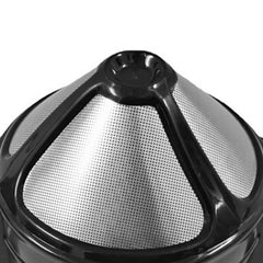 Foldable Portable Pour Over Coffee Dripper Reusable Double Layer Mesh Coffee Filter Black - Otaj Gifts