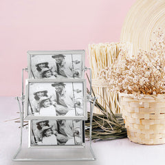 Horizontal Placement Photography Studio Rotating Metal Photo Picture Frame for 6x4in Photo - Otaj Gifts