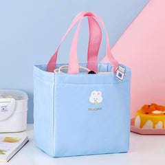 Macaron Color Large-capacity Heat Preservation And Fresh-keeping Portable Lunch Bag - Otaj Gifts