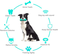 Pet Dog Cleaning Chew Toys For Aggressive Dogs Rubber Molar Stick Dog Oral Teeth - Otaj Gifts