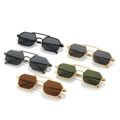 Top Bar Geometric Frame Fashion Glasses - Otaj Gifts