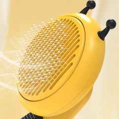 Little Bee Pet Needle Comb Cat Comb One Button Washing Artifact Pet Comb Hair Removal Pet Washing Brush Little Bee Pet Hair Removal Brush Comb - Gentle And Effective Grooming Tool For Dogs And Cats - Otaj Gifts