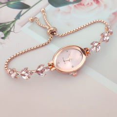 Wheat Diamond Women's Watch Free Adjustment Pull-out Women's - Otaj Gifts