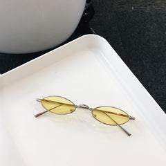 Retro Cat Eye Sunglasses Women Yellow Red Lens Sun Glasses - Otaj Gifts