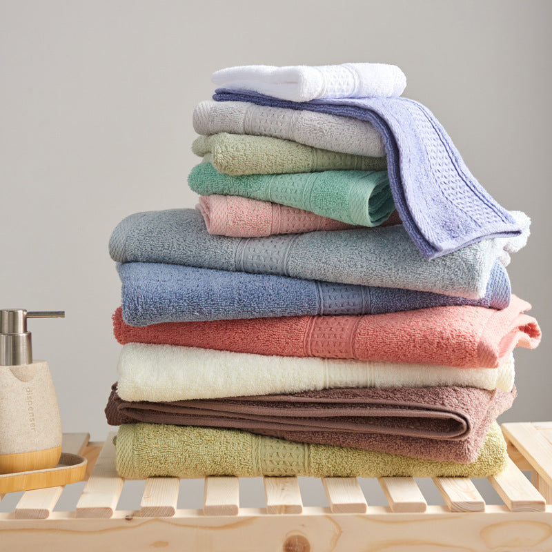 Minimalist Style Square Towel Towel Bath Towel Set Towel Pure Cotton - Otaj Gifts
