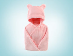 Cotton baby care hooded bath towel - Otaj Gifts