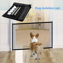Pet Isolation Mesh No Drilling Safety Fences Net Portable Dog Cat Stair Door - Otaj Gifts