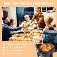 Air Fryer Disposable Paper Liner Non-stick Disposable Liners, 200PCS Air Fryer Disposable Paper Liners, 6.3In Round Air Fryer Parchment Paper - Otaj Gifts
