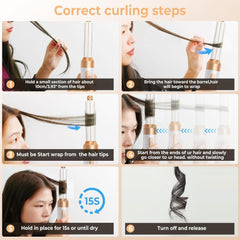 Blow Dryer Brush 7 In ONE, 110,000 RPM High-Speed Negative Ionic Hair Dryer With Diffuser Concentrator, Thermal Brush Hair Straightener Magic Styler, Volumizing Hair Styling Tools - Otaj Gifts