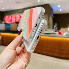 Rainbow Sunset Glow For IP13Pro Phone Case All Wrapped Creative Protective Case - Otaj Gifts