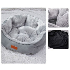 Dog Bed Cat Beds Soft Washable Fleece Puppy Cushion Warm Pet Basket Dog Bed - Otaj Gifts