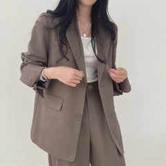 Women's Fashion L Korean Style Leisure Suit Trousers Suit - Otaj Gifts