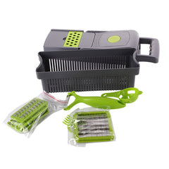 15PCS Multifunctional Food Chopper Vegetable Dicer Cutter for Home Kitchen Supplies - Otaj Gifts