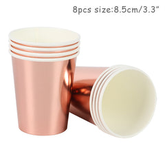 Disposable Party Supplies Tableware Set Decoration Supplies - Otaj Gifts