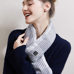 Rabbit Plush Washable Usb Rechargeable Heated Scarf - Otaj Gifts