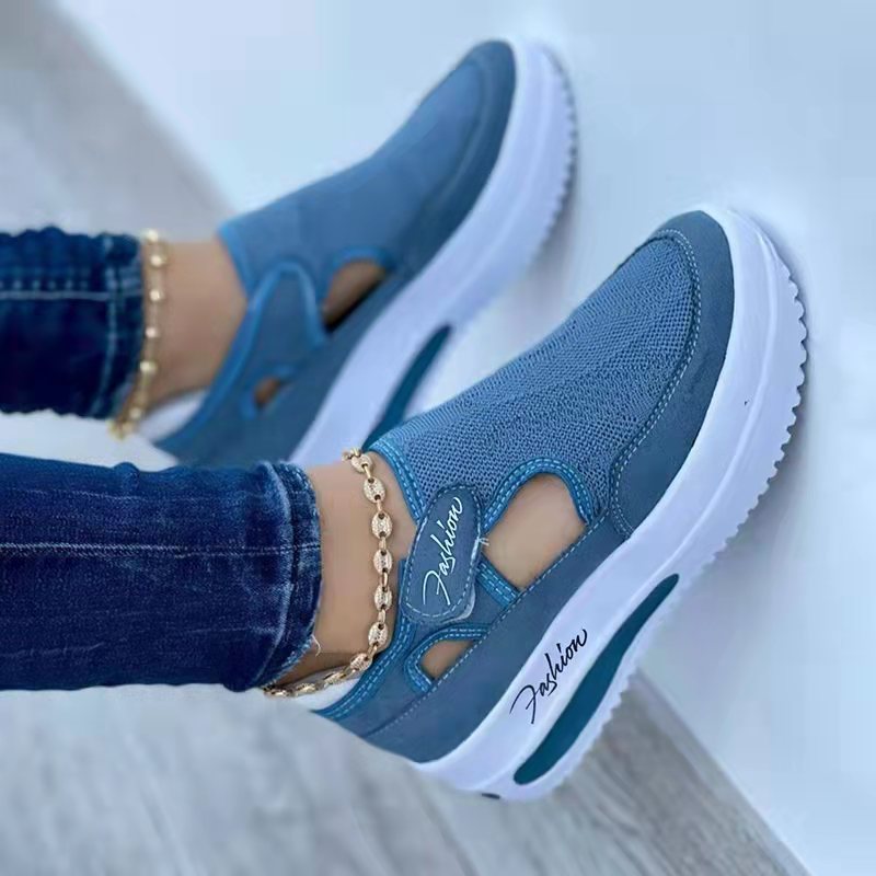 Women's Sneakers Summer New Ladies Casual Low Wedge Breathable Non-Slip Comfort Feamle Sport Shoes Mesh Shoes Fashion Style - Otaj Gifts
