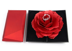 Rotating rose ring box - Otaj Gifts