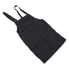 Kitchen Apron Black Apron Polyester Pockets Adjustable Strap Unisex Apron for Home Commercial Coffee Shop Restaurants - Otaj Gifts