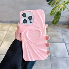 Creative Pleated Love Phone Case - Otaj Gifts